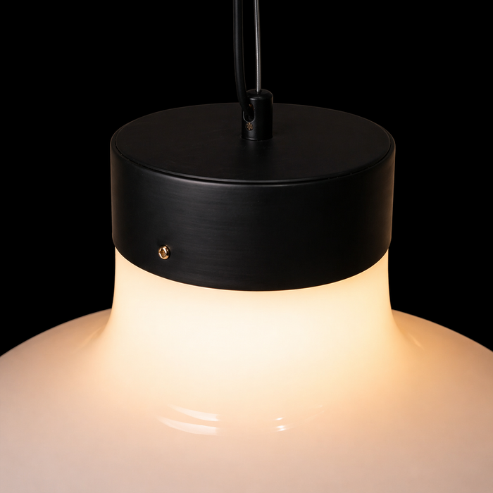 SerenBell Smoke Glass Pendant Light