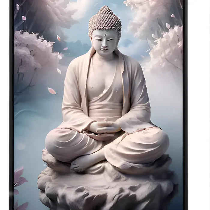 Serene Buddha Meditative Wall Art Set