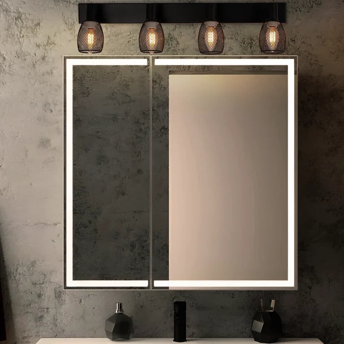Shadow Line - Contemporary Bathroom Wall Mirror Light