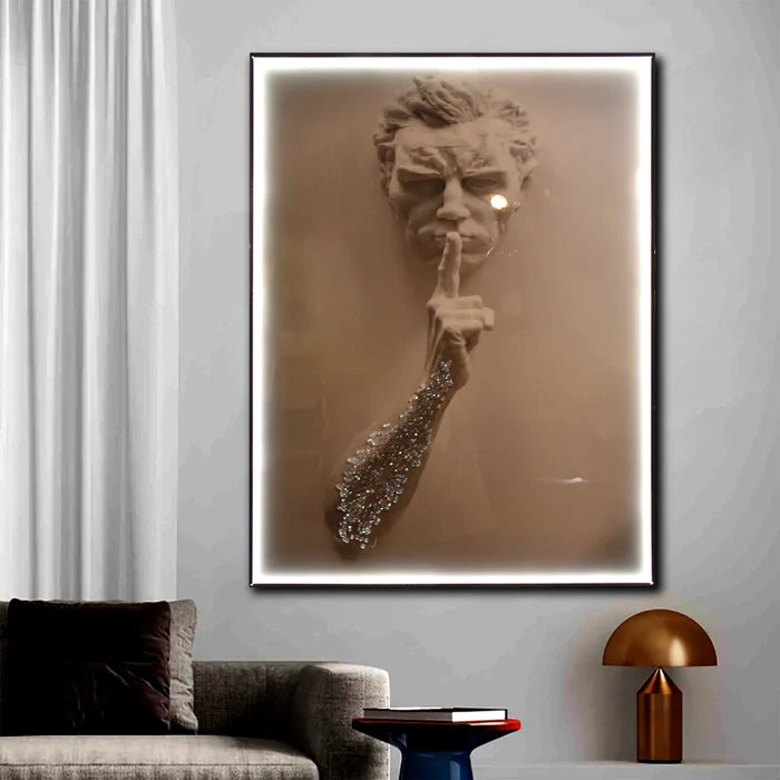 Silent Whisper Sculpture Wall Art