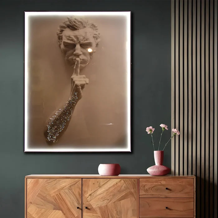 Silent Whisper Sculpture Wall Art