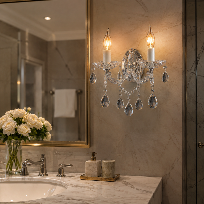 Silvara Eclat Crystal Wall Sconce