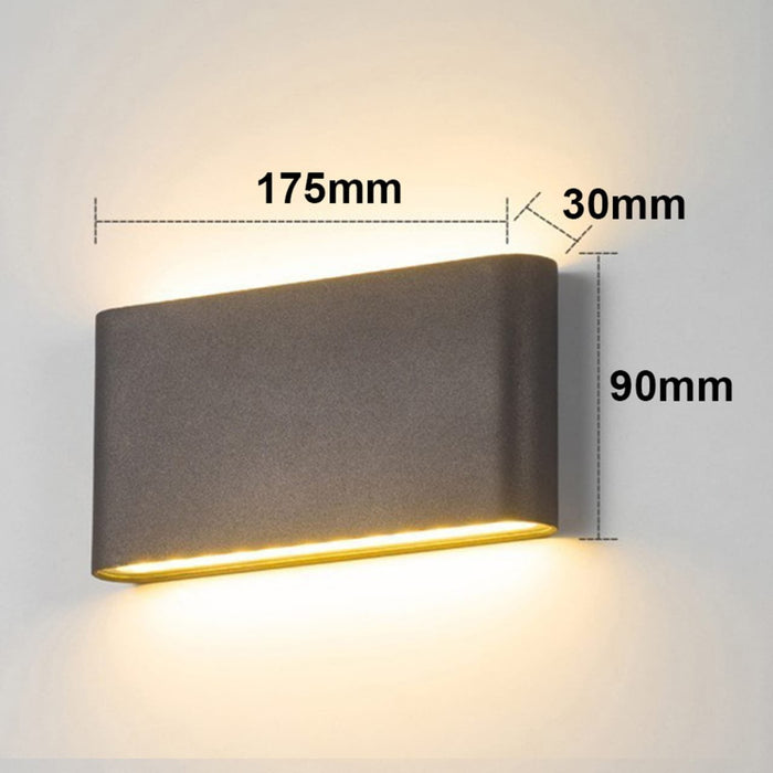 Sleek Waterproof LED Wall Light XL