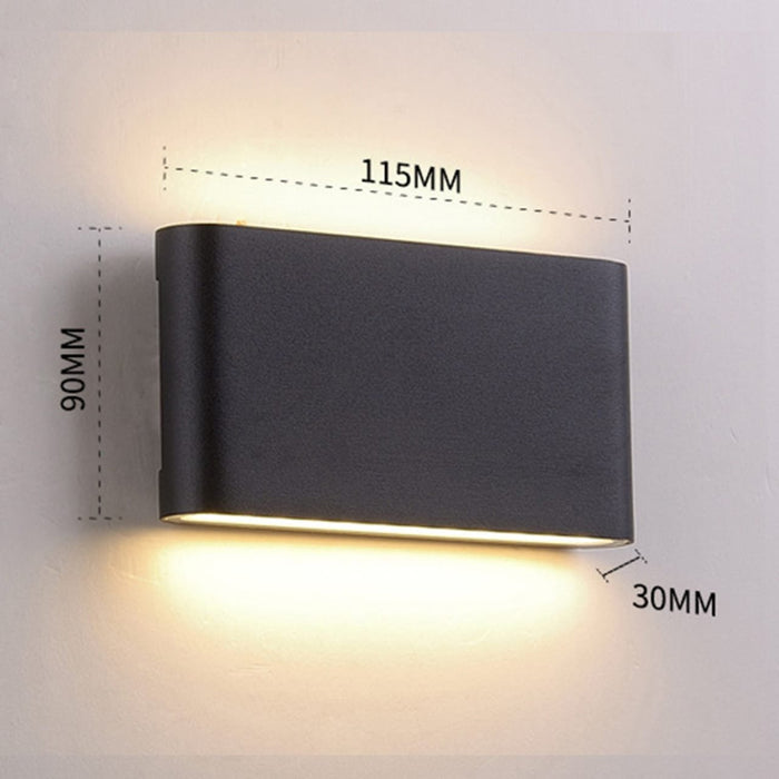 Sleek Waterproof LED Wall Light