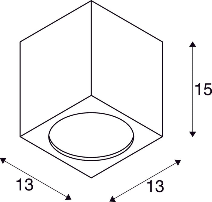 SLV Buitenlamp BIG THEO IP44 Antraciet - Plafond - Doika - Buitenverlichting - SLV - 4024163175807 - 234535