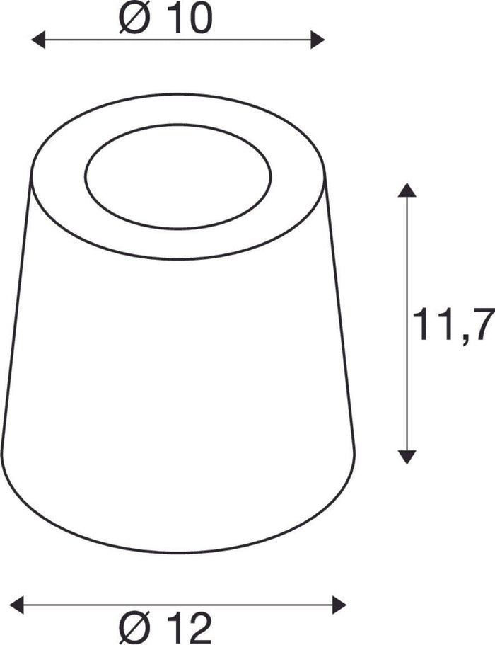 SLV Buitenlamp CONCRETO IP65 Grijs - 12x11,7 cm - Doika - Buitenverlichting - SLV - 4024163266321 - 1006408