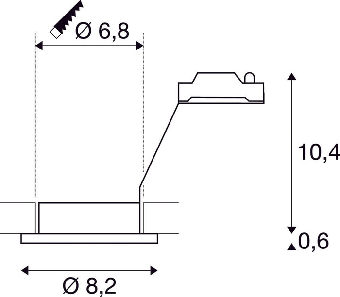 SLV Buitenlamp DOLIX OUT IP65 Wit - Doika - Buitenverlichting - SLV - 4024163194822 - 1001165