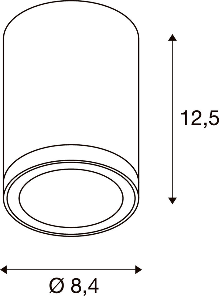 SLV Buitenlamp ENOLA ROUND S IP65 Antraciet