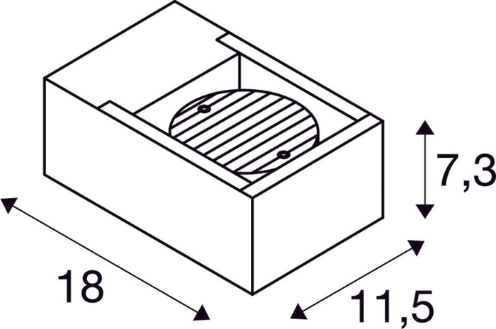 SLV Buitenlamp ESKINA FRAME IP65 Antraciet - Enkel - Doika - Buitenverlichting - SLV - 4024163248976 - 1004747
