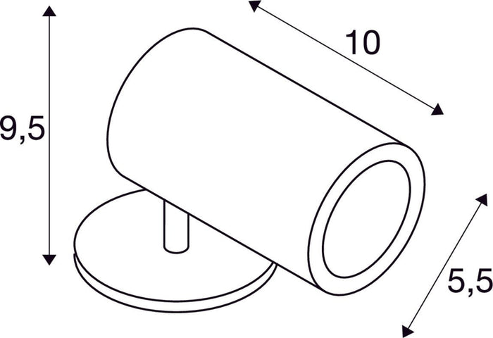 SLV Buitenlamp HELIA SPOT S IP66 Antraciet - Doika - Buitenverlichting - SLV - 4024163190275 - 1000735
