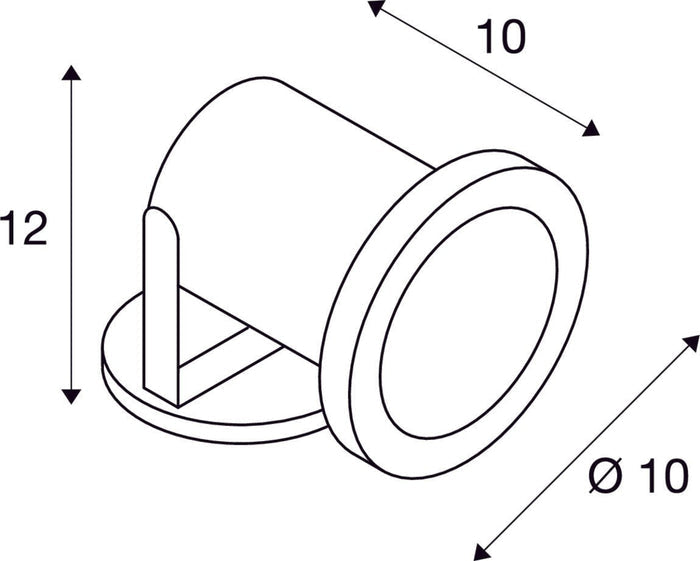 SLV Buitenlamp NAUTILUS IP67 Roestvrij Staal - Doika - Buitenverlichting - SLV - 4024163090421 - 229090