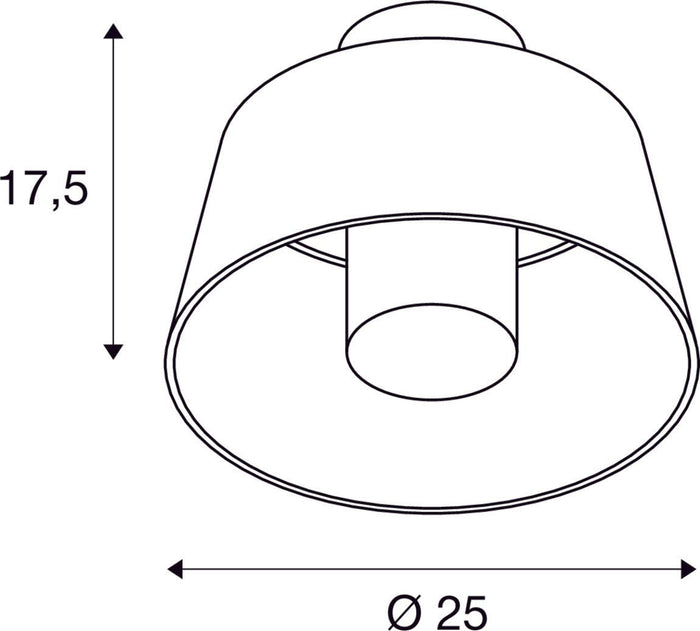 SLV Buitenlamp PHOTONI IP65 Roest - Plafondlamp - Doika - Buitenverlichting - SLV - 4024163280990 - 1007582