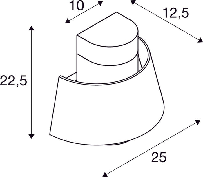 SLV Buitenlamp PHOTONI IP65 Roest - Wandlamp - Doika - Buitenverlichting - SLV - 4024163281003 - 1007581