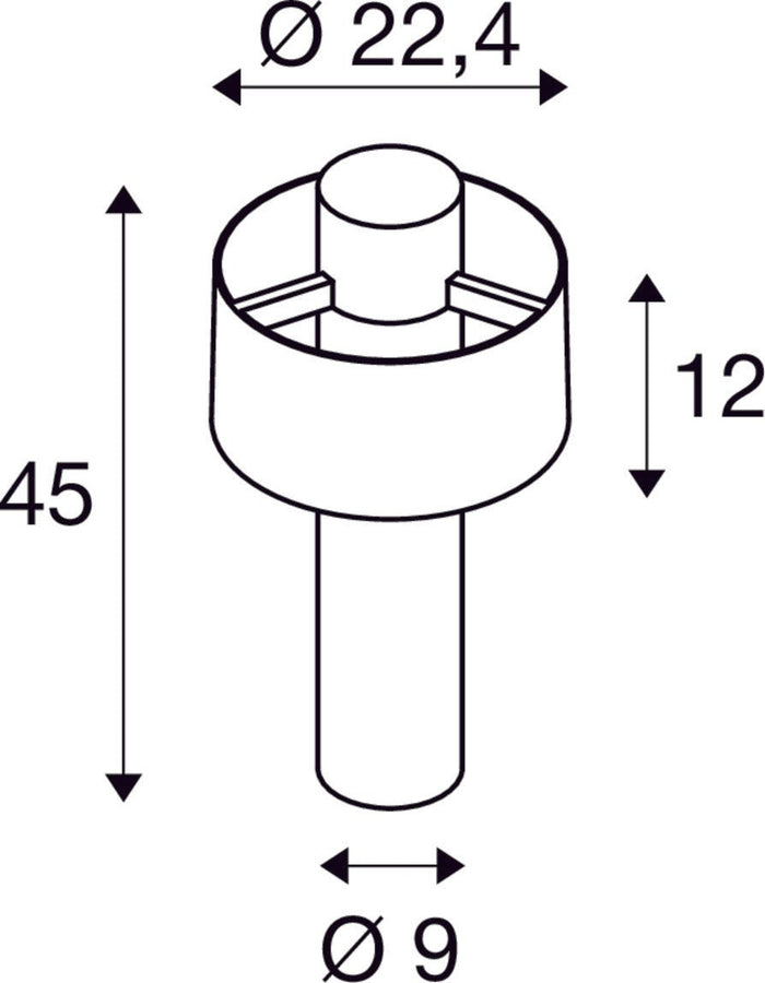 SLV Buitenlamp PHOTONI IP65 Zwart - Doika - Buitenverlichting - SLV - 4024163295314 - 1008195