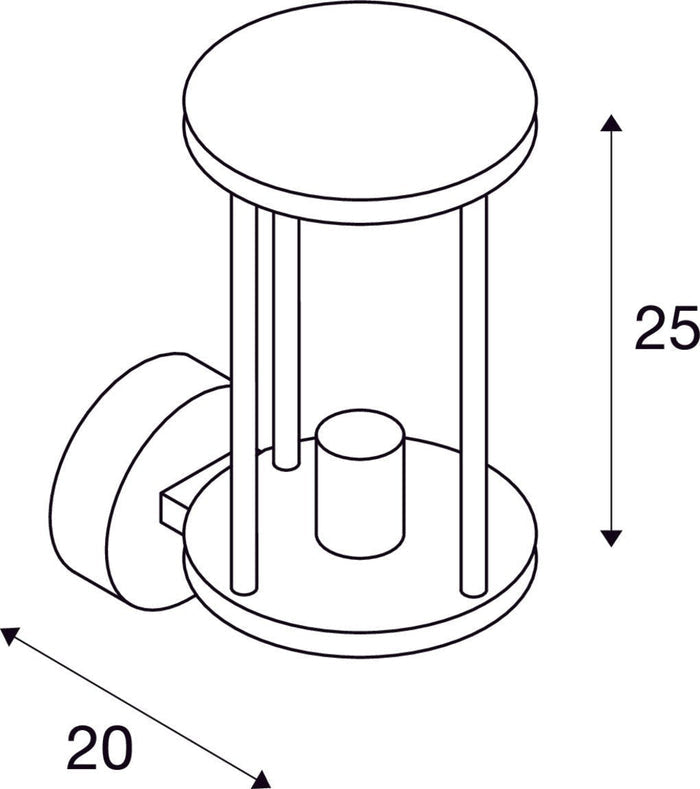 SLV Buitenlamp PHOTONIA IP55 Antraciet - Doika - Buitenverlichting - SLV - 4024163166065 - 232045