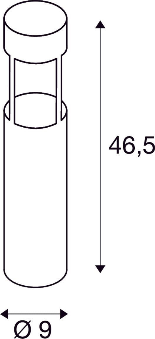 SLV Buitenlamp SLOTS 45 IP44 Antraciet - Doika - Buitenverlichting - SLV - 4024163150859 - 231815