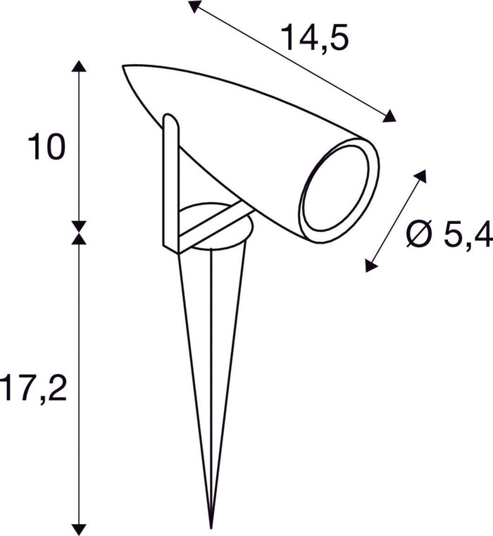 SLV Buitenlamp SYNA IP55 Antraciet - Doika - Buitenverlichting - SLV - 4024163163767 - 227505