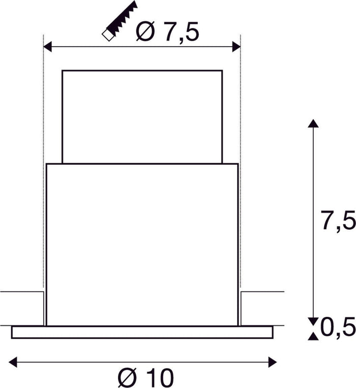SLV Buitenlamp VARU IP20/IP65 Zwart - Doika - Buitenverlichting - SLV - 4024163221689 - 1001930