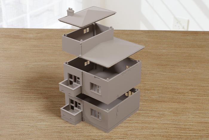 Small Soviet Block House T4 - Cold War - Stalker - Digital Download .STL file for 3D Printing