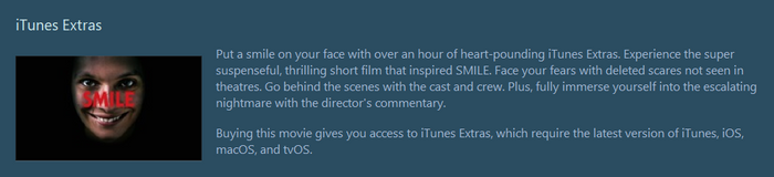 Smile iTunes Apple TV 4K Digital Code (2022)
