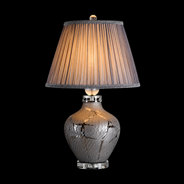 Smokestone Mercury Glass Table Lamp
