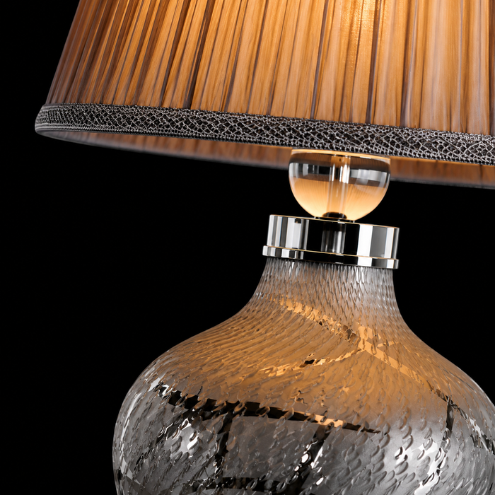 Smokestone Mercury Glass Table Lamp