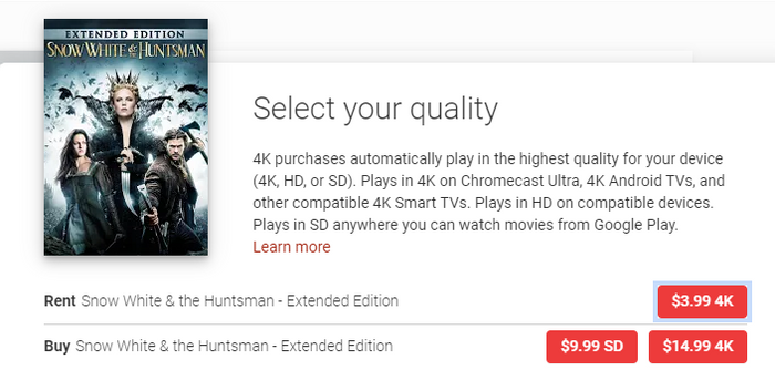 Snow White and the Huntsman: Extended Edition iTunes 4K Digital Code (Redeems in iTunes; UHD Vudu & 4K Google TV Transfer Across Movies Anywhere)