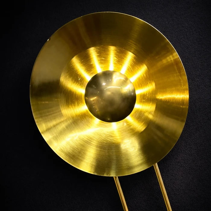 Solara Radiant Brass Wall Sconce