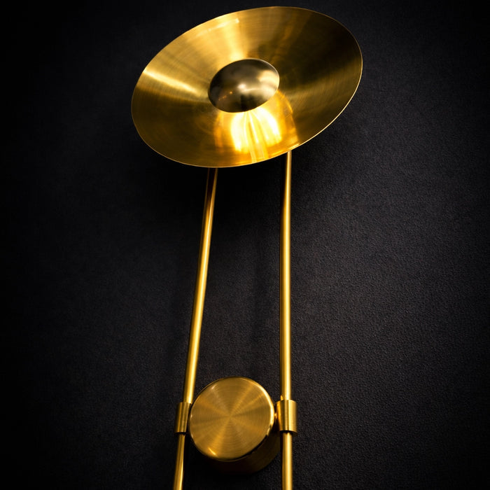Solara Radiant Brass Wall Sconce