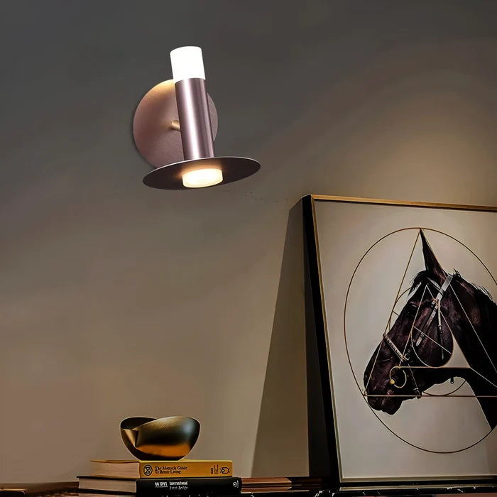 Solo Apex Barrel Wall Mirror Light