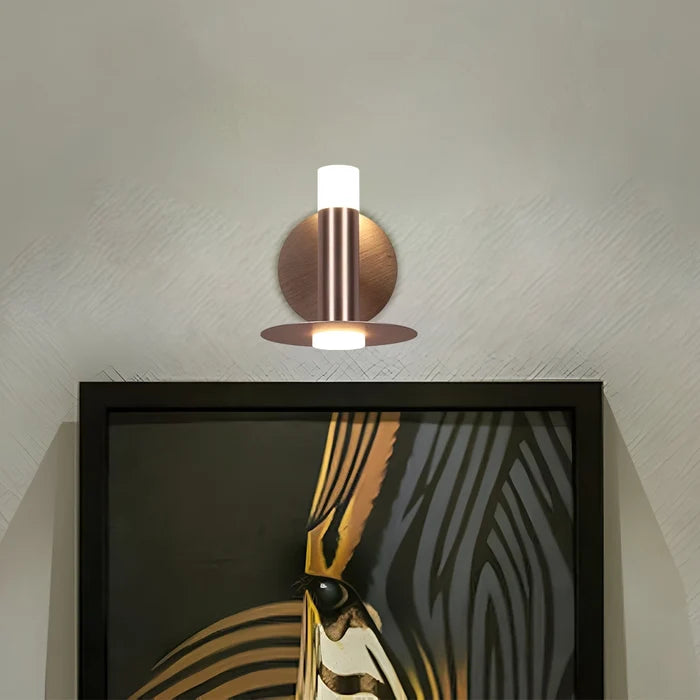 Solo Apex Barrel Wall Mirror Light
