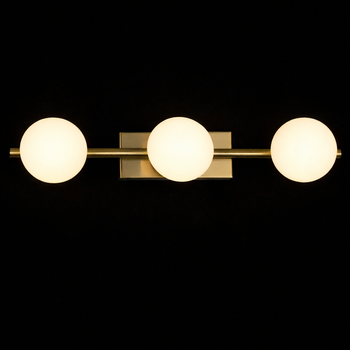 Solvian Triple Orb Wall Light