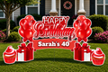 Sparkle Happy Birthday Yard Signs
