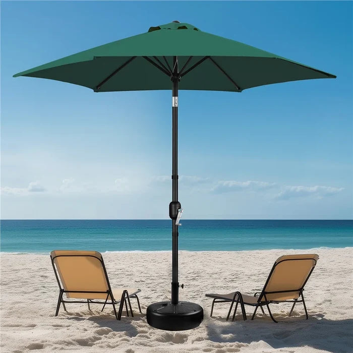 Spirica 95" H Push-Button Tilt Market Umbrella