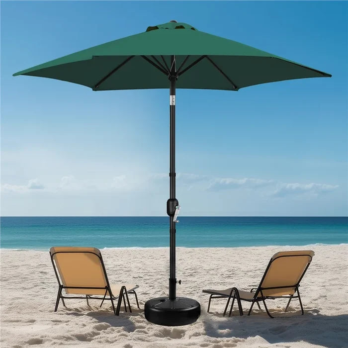 Spirica 95" H Push-Button Tilt Market Umbrella