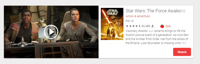 Star Wars: Episode VII - The Force Awakens Google TV HD Digital Code (Redeems in Google TV; HD Movies Anywhere & HDX Vudu & HD iTunes Transfer Across Movies Anywhere)