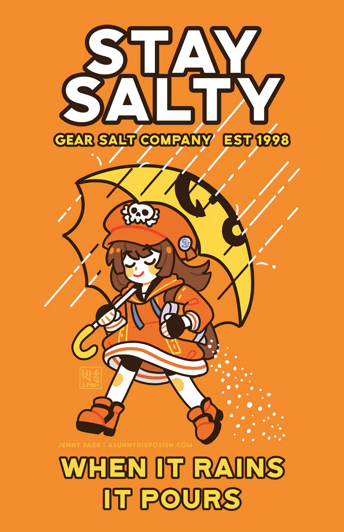 Stay Salty May Print