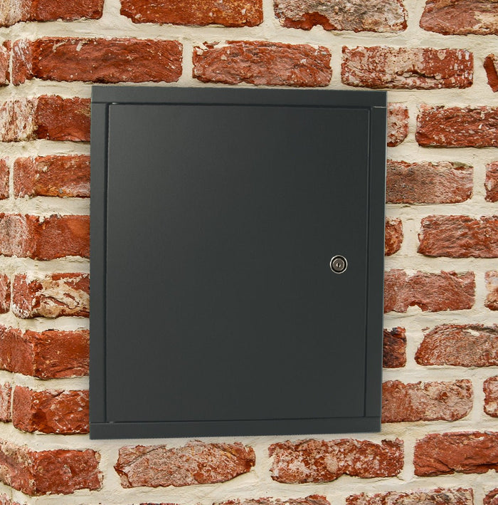 STOER! Deurdeel met frame vlak Linz Antraciet - Doika BV - Deurdeel - STOER! - 8717727168747 - 45004765