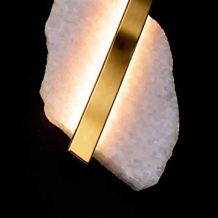 StrataEdge Marble Accent Wall Sconce