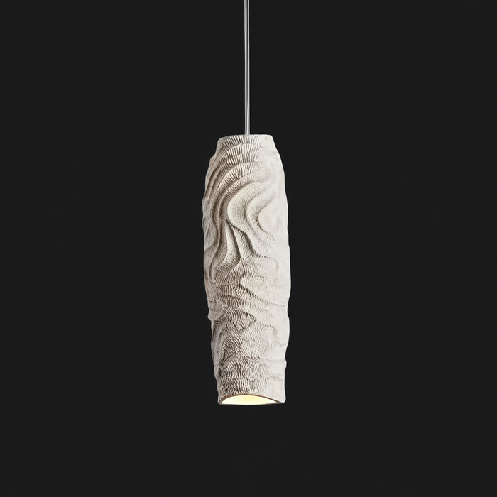 Stratum Glow Minimalist White Pendant Light