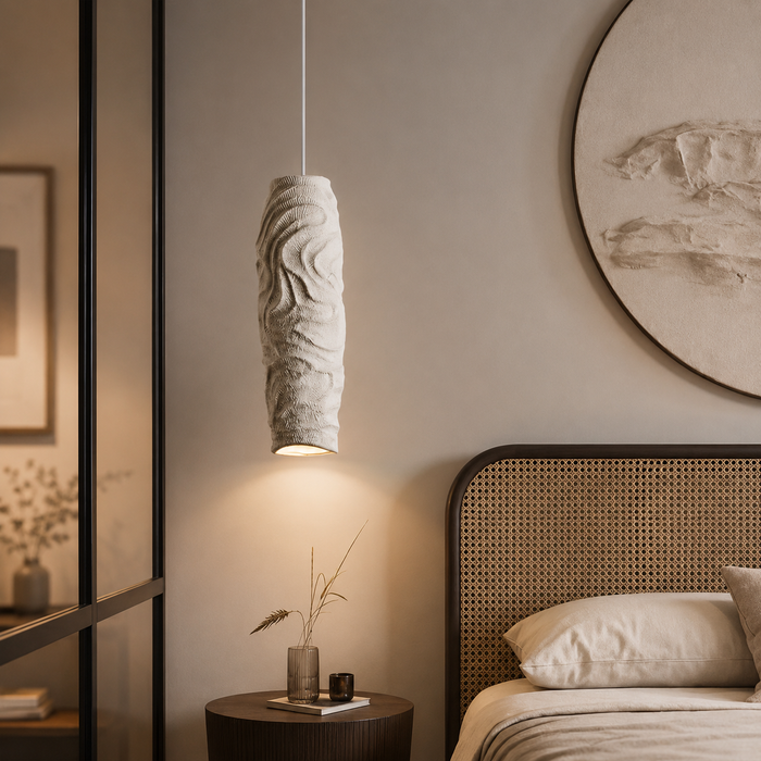 Stratum Glow Minimalist White Pendant Light