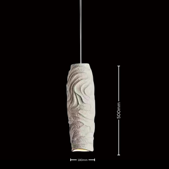 Stratum Glow Minimalist White Pendant Light