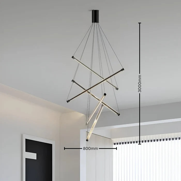 Suspended Serenity Modern Chandelier
