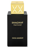 SWISS ARABIAN Shaghaf Oud Aswad Eau de Parfum, 75ml, Premium Quality Perfume, Women and Men’s Fragrance, Oriental, Woody Luxurious Blend Perfumes for Men and Women 75ml