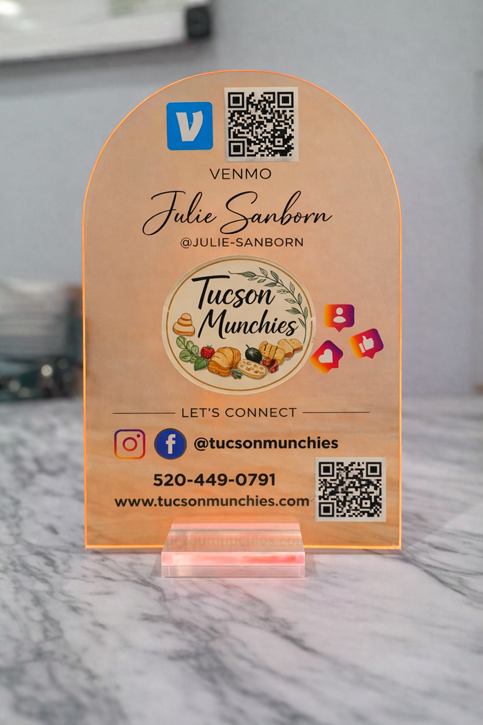Table Top Sign