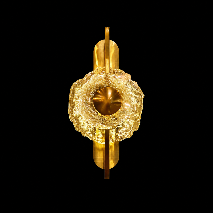Terra Radiance Modern Textured Glass Wall Lamp