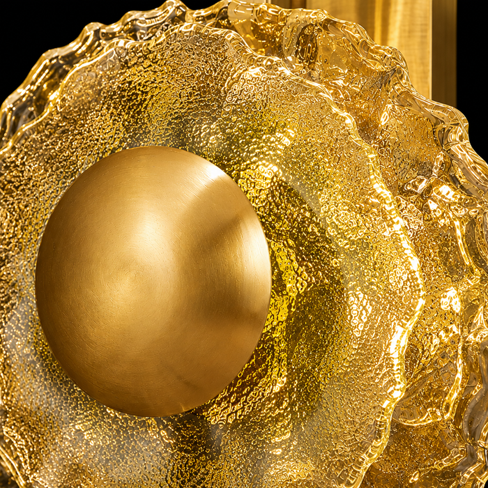 Terra Radiance Modern Textured Glass Wall Lamp