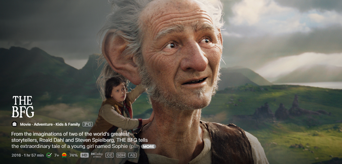 The BFG HD Digital Code (2016) (Redeems in Movies Anywhere; HDX Vudu Fandango & HD iTunes Apple TV Transfer From Movies Anywhere)
