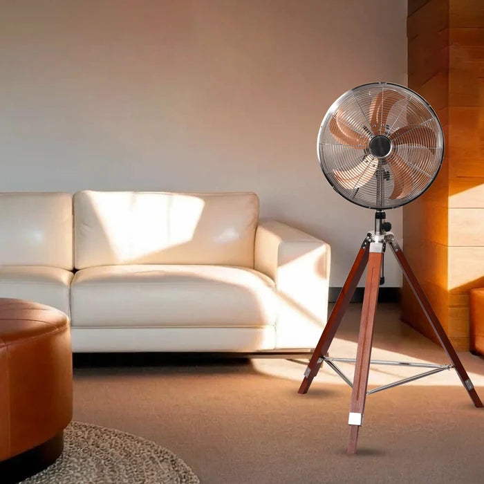 The Legacy Tripod Fan | 60w BLDC Motor | Wooden Body