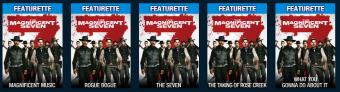 The Magnificent Seven Vudu Fandango at Home HDX Digital Code (2016)
